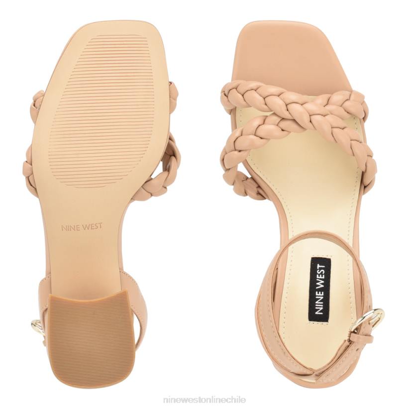 Nine West sandalias con tacón cuadrado Gracann 2Z2T325 rubor cálido Nine West zapatillas chile