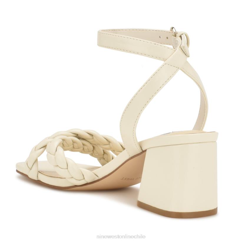 Nine West sandalias con tacón cuadrado Gracann 2Z2T326 crema elegante Nine West chile carteras