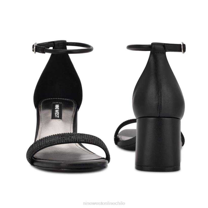 Nine West sandalias con tacón cuadrado y tira en el tobillo Gretal 2Z2T495 diamante negro Nine West chile outlet