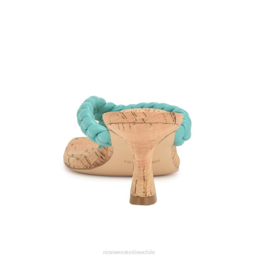 Nine West sandalias con tacón de ángel 2Z2T1083 azul agua Nine West chile outlet