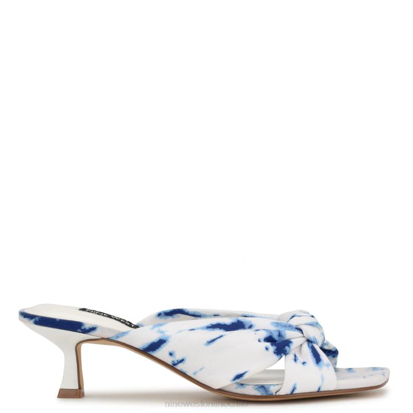 tratamiento anudado blanco/azul