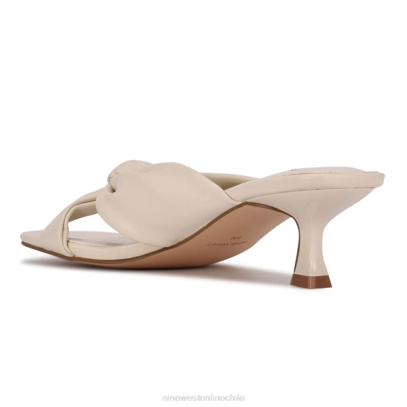 Nine West sandalias con tacón dipa 2Z2T532 crema elegante Nine West cartera negra
