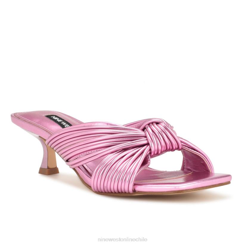 Nine West sandalias con tacón estilo dafidil 2Z2T219 rosa metalizado Nine West chile outlet