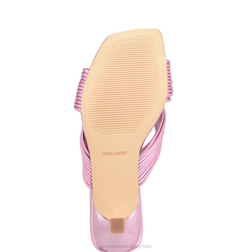 Nine West sandalias con tacón estilo dafidil 2Z2T219 rosa metalizado Nine West chile outlet