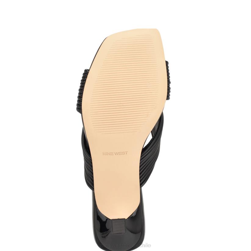 Nine West sandalias con tacón estilo dafidil 2Z2T220 negro Nine West cartera negra