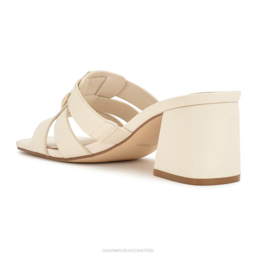 Nine West sandalias con tacón estilo gipper 2Z2T249 crema elegante Nine West chile outlet