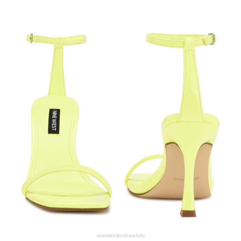 Nine West sandalias con tira en el tobillo 2Z2T277 patente de lima neón Nine West zapatillas chile
