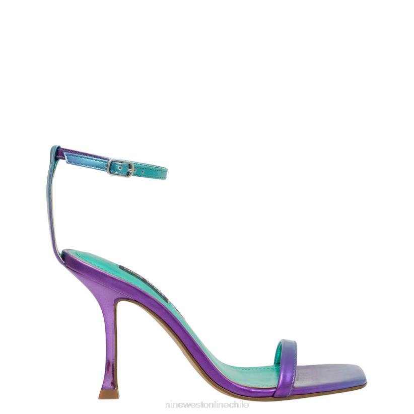 ombre púrpura/azul iridiscente