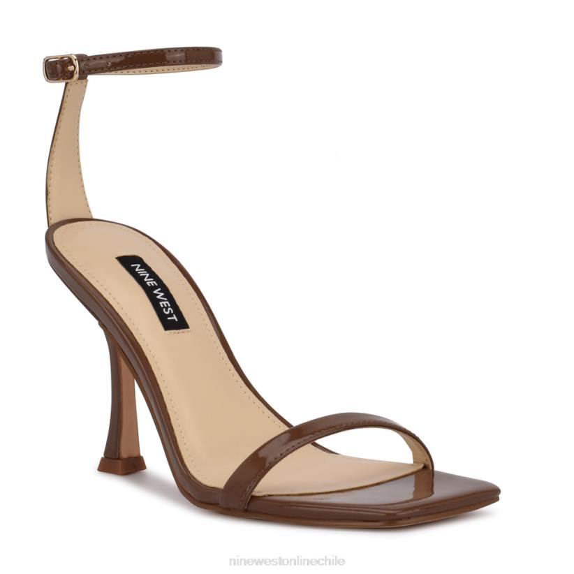 Nine West sandalias con tira en el tobillo 2Z2T414 nueva patente de arce Nine West sandals