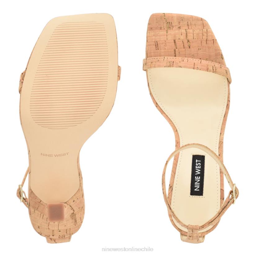 Nine West sandalias con tira en el tobillo 2Z2T415 corcho natural Nine West zapatillas chile