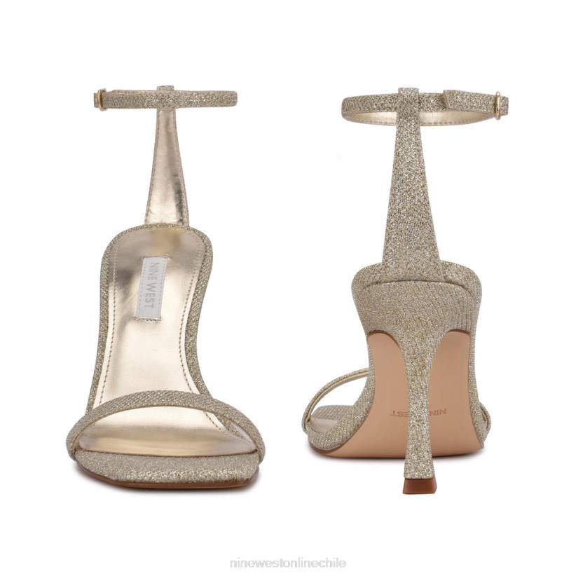 Nine West sandalias con tira en el tobillo 2Z2T416 brillo dorado Nine West chile carteras