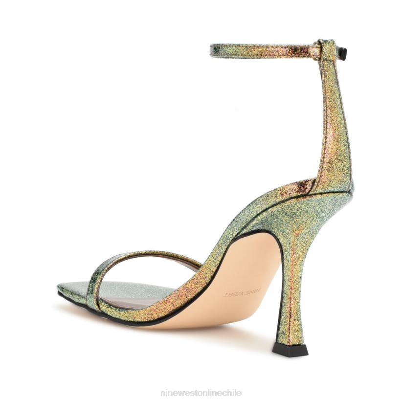 Nine West sandalias con tira en el tobillo 2Z2T417 brillo de bronce Nine West chile outlet