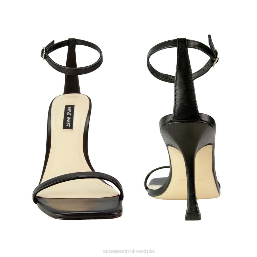Nine West sandalias con tira en el tobillo 2Z2T438 becerro negro Nine West sandals