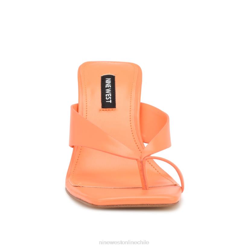 Nine West sandalias de dedo con tacón durlife 2Z2T174 naranja Nine West sandals