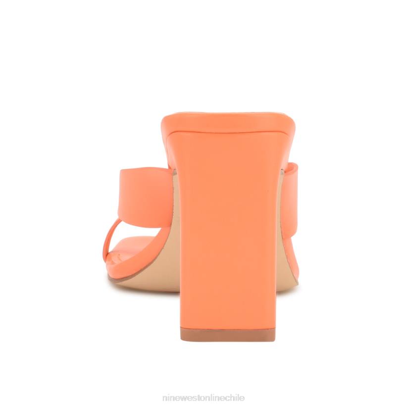Nine West sandalias de dedo con tacón durlife 2Z2T174 naranja Nine West sandals