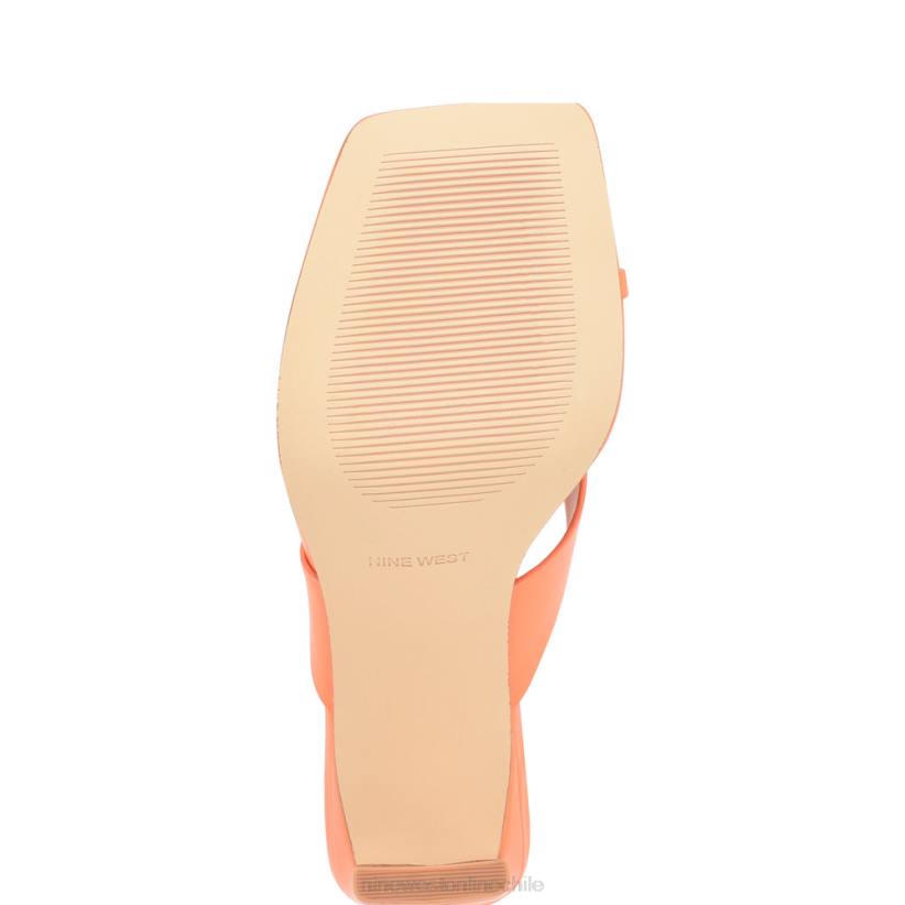 Nine West sandalias de dedo con tacón durlife 2Z2T174 naranja Nine West sandals