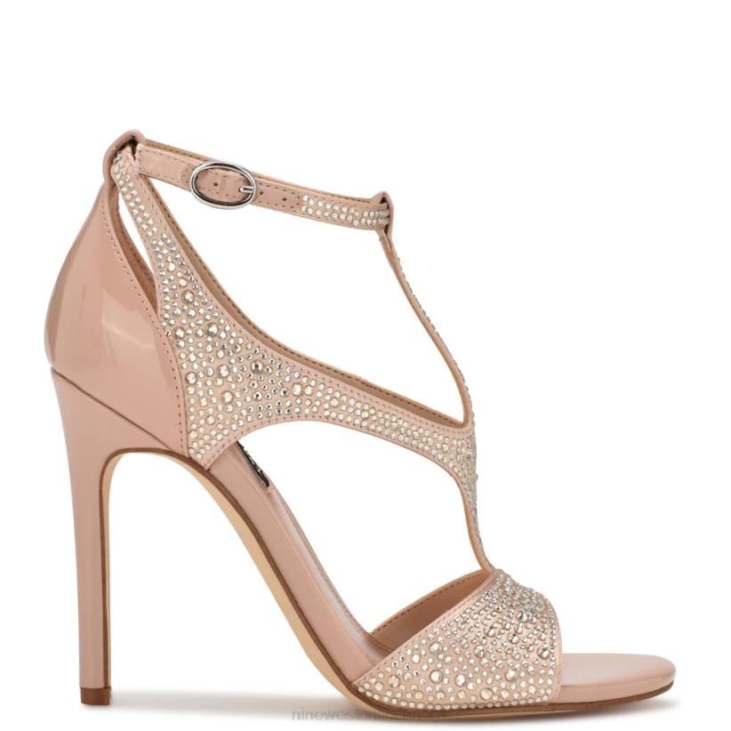 Nine West sandalias de tacón Meeto 2Z2T459 cristal desnudo Nine West chile outlet