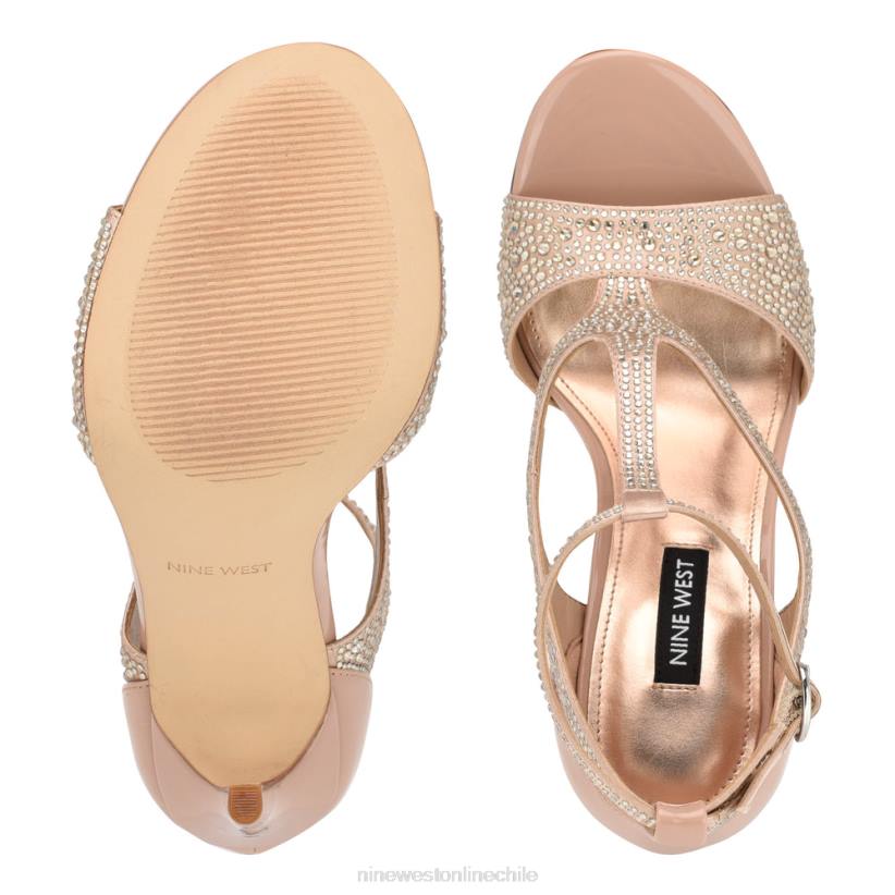 Nine West sandalias de tacón Meeto 2Z2T459 cristal desnudo Nine West chile outlet