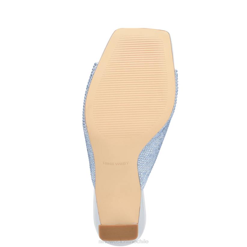 Nine West sandalias de tacón Pyper 2Z2T234 azul pálido Nine West sandals