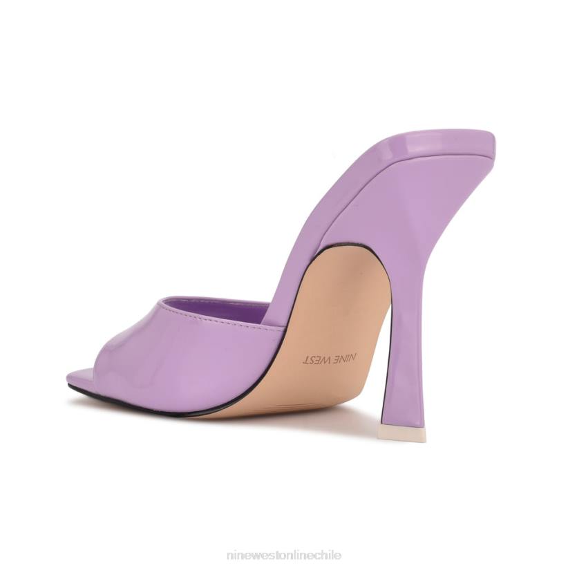 Nine West sandalias de tacón aurea 2Z2T501 charol lila Nine West chile outlet