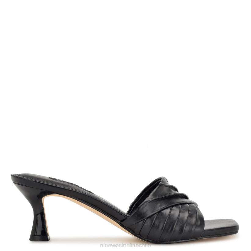 Nine West sandalias de tacón azala 2Z2T262 negro Nine West cartera negra