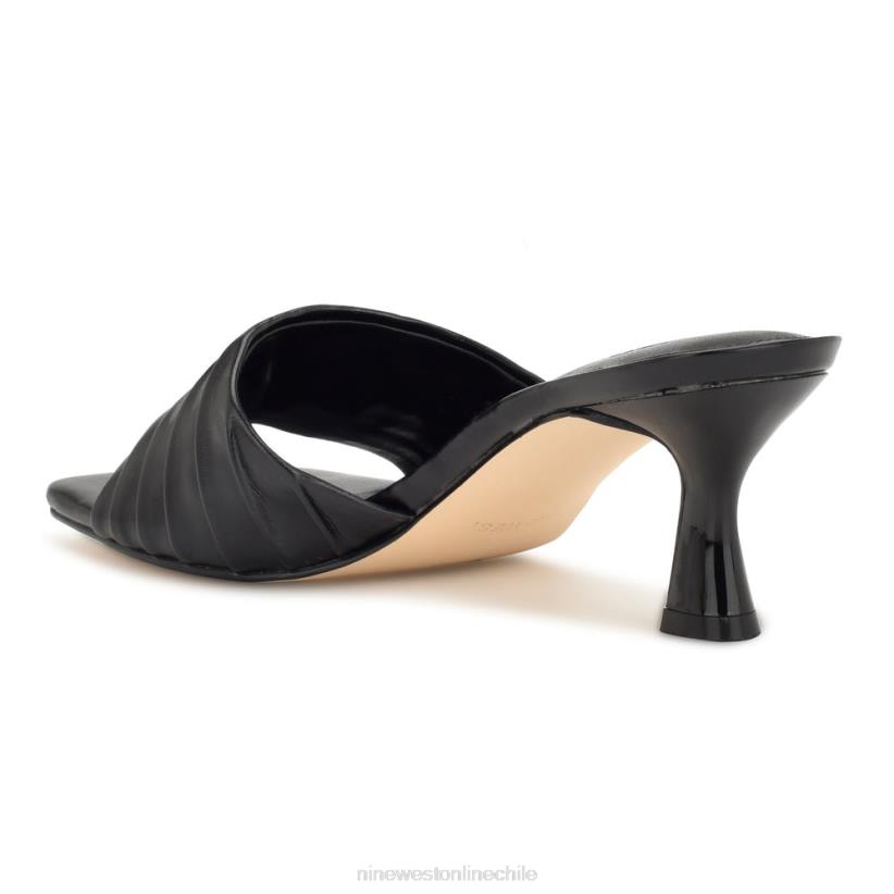 Nine West sandalias de tacón azala 2Z2T262 negro Nine West cartera negra