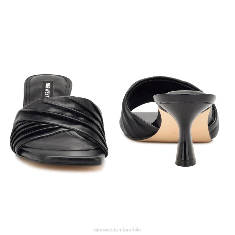 Nine West sandalias de tacón azala 2Z2T262 negro Nine West cartera negra