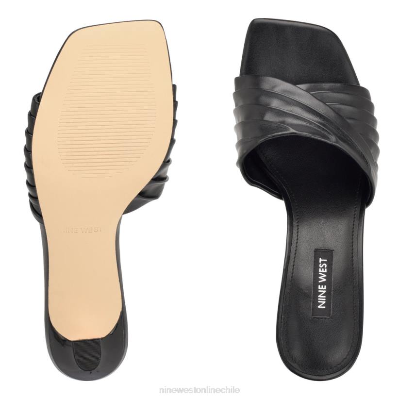 Nine West sandalias de tacón azala 2Z2T262 negro Nine West cartera negra
