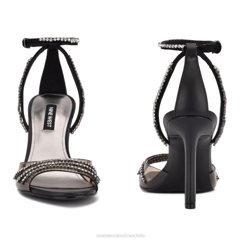 Nine West sandalias de tacón clase 2Z2T404 negro/cristal ahumado Nine West chile carteras