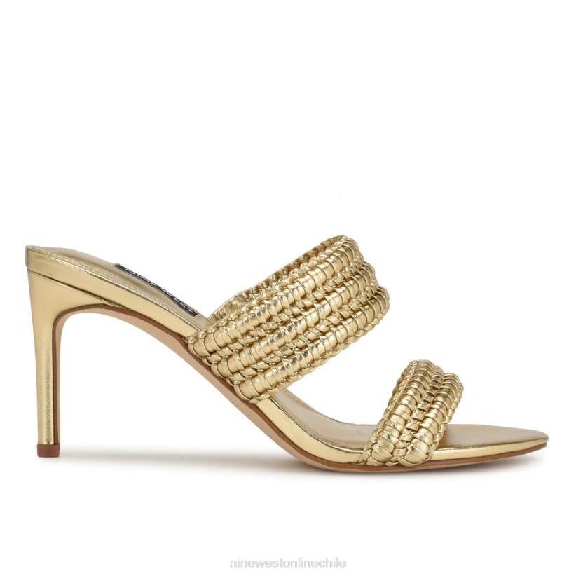 Nine West sandalias de tacón con pausa 2Z2T132 platino Nine West sandals