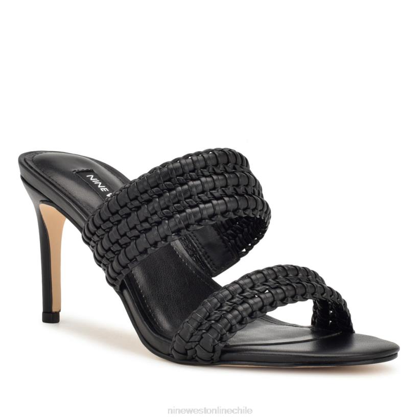 Nine West sandalias de tacón con pausa 2Z2T135 negro Nine West chile outlet