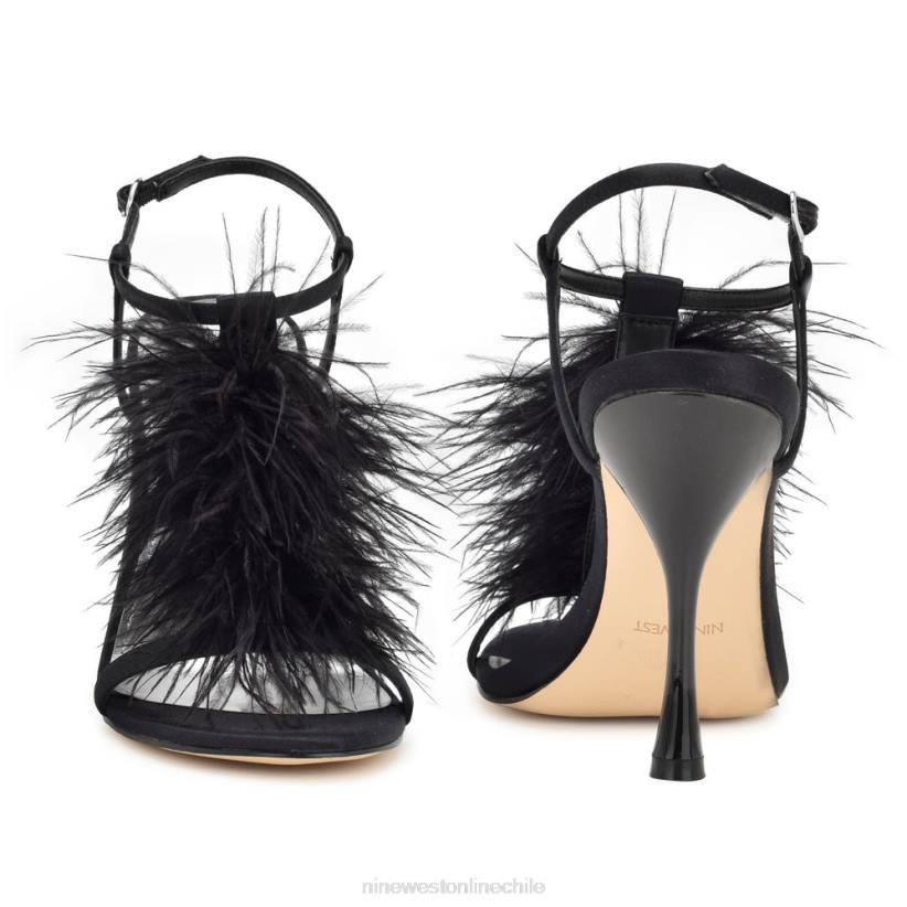 Nine West sandalias de tacón con tira en el tobillo 2Z2T1751 negro Nine West shoes