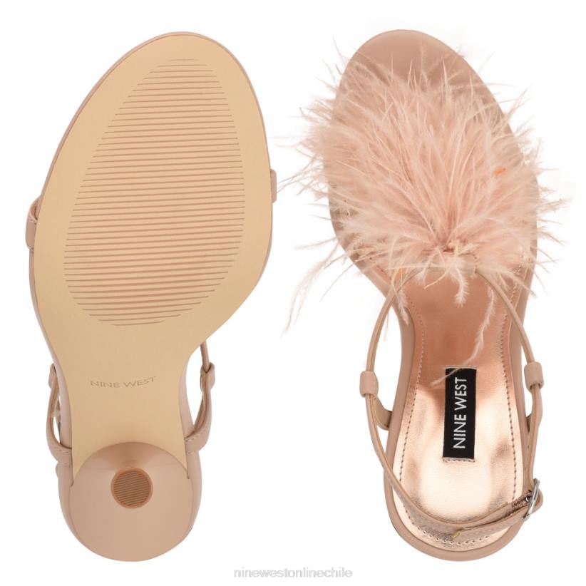 Nine West sandalias de tacón con tira en el tobillo 2Z2T1752 apenas desnudo Nine West sandals