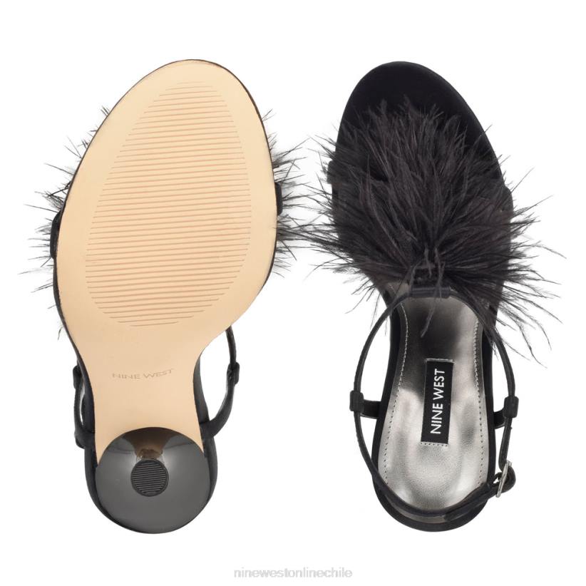 Nine West sandalias de tacón con tira en el tobillo 2Z2T287 negro Nine West shoes