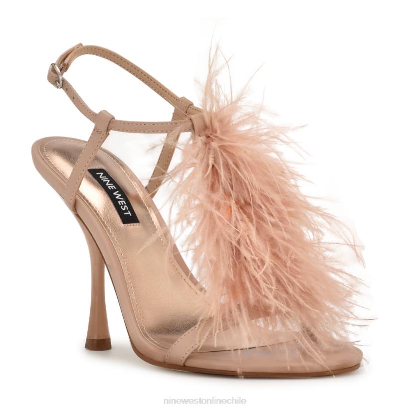 Nine West sandalias de tacón con tira en el tobillo 2Z2T288 apenas desnudo Nine West sandals