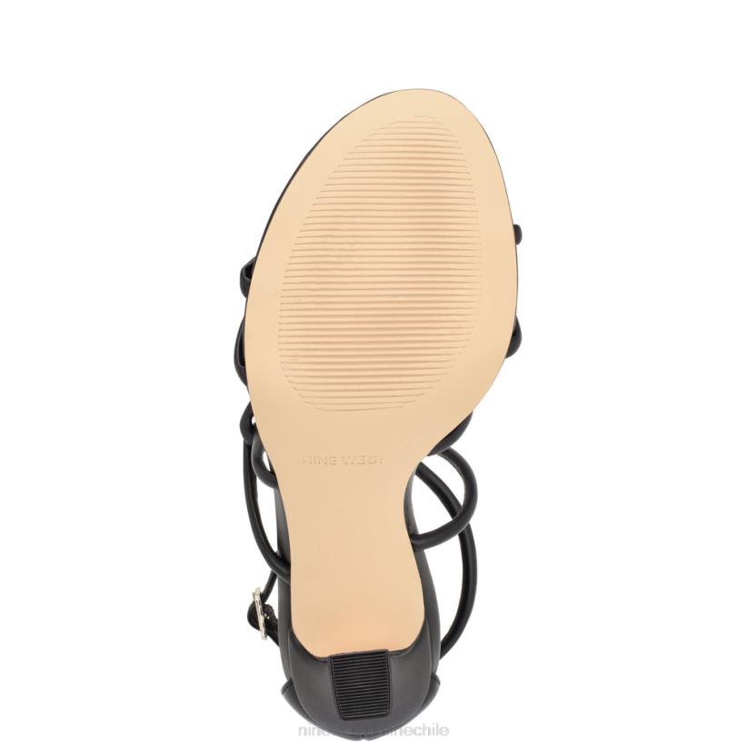 Nine West sandalias de tacón con tiras besasy 2Z2T147 negro Nine West chile outlet