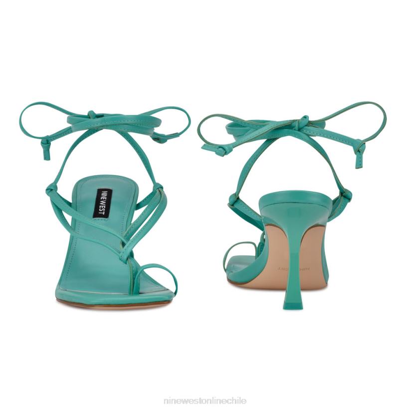 Nine West sandalias de tacón cruzadas en el tobillo yippie 2Z2T1021 turquesa Nine West zapatillas chile
