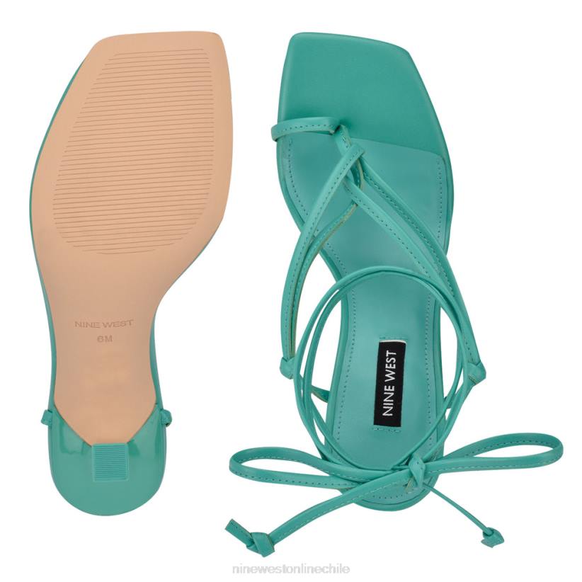 Nine West sandalias de tacón cruzadas en el tobillo yippie 2Z2T1021 turquesa Nine West zapatillas chile