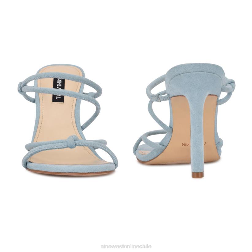 Nine West sandalias de tacón kims 2Z2T620 gamuza azul Nine West chile carteras
