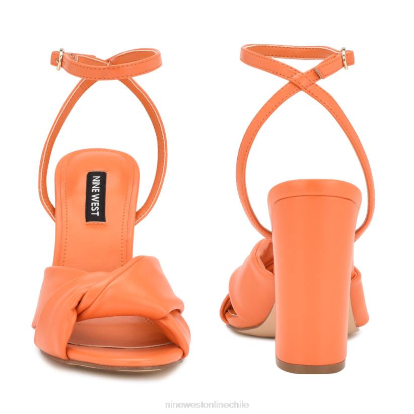 Nine West sandalias de tacón larisa 2Z2T294 naranja Nine West sandals