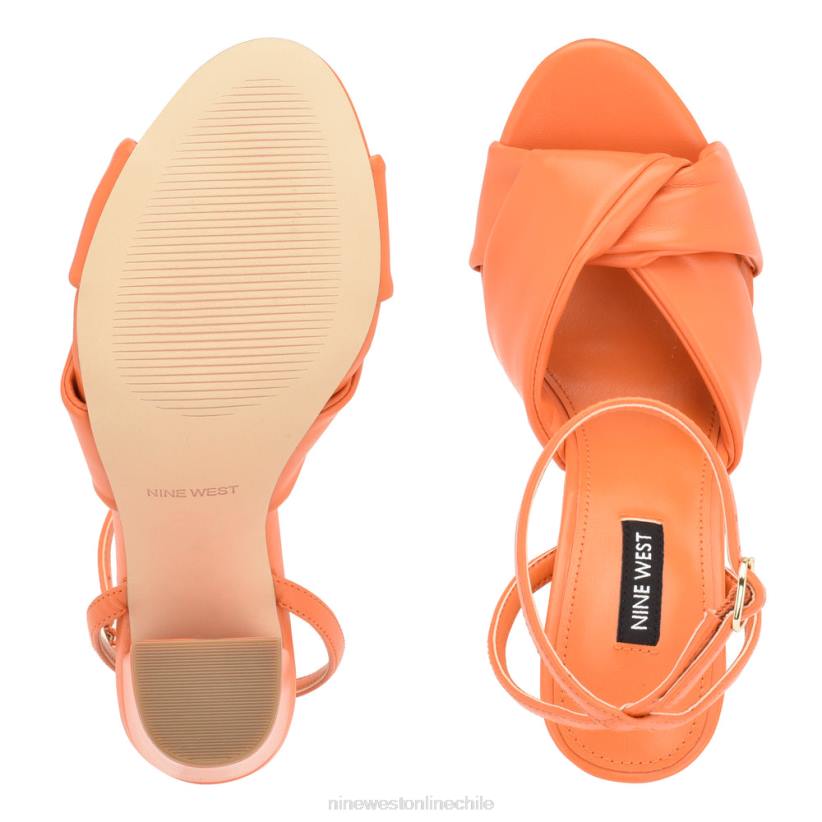 Nine West sandalias de tacón larisa 2Z2T294 naranja Nine West sandals