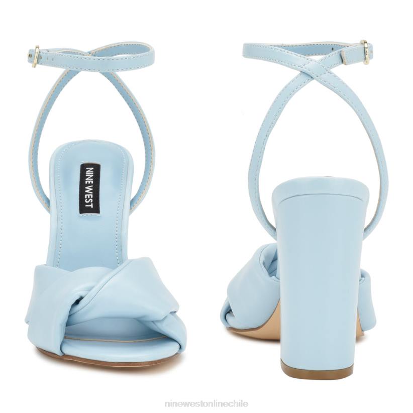 Nine West sandalias de tacón larisa 2Z2T295 azul claro Nine West zapatillas chile