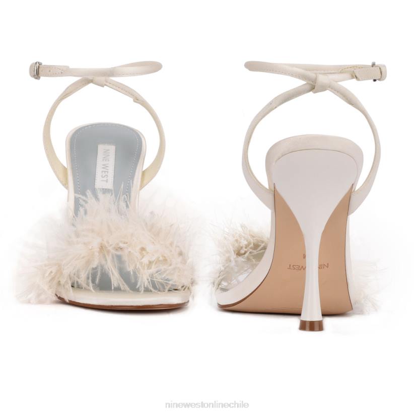 Nine West sandalias de tacón milano 2Z2T1753 satén marfil Nine West zapatillas chile