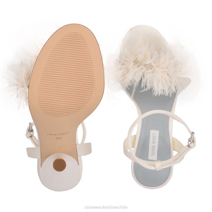 Nine West sandalias de tacón milano 2Z2T289 satén marfil Nine West zapatillas chile