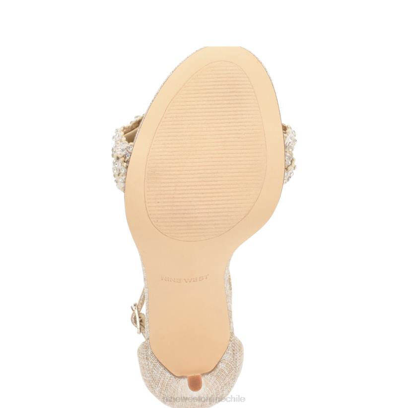 Nine West sandalias de tacón morelov 2Z2T138 cristal natural Nine West sandals