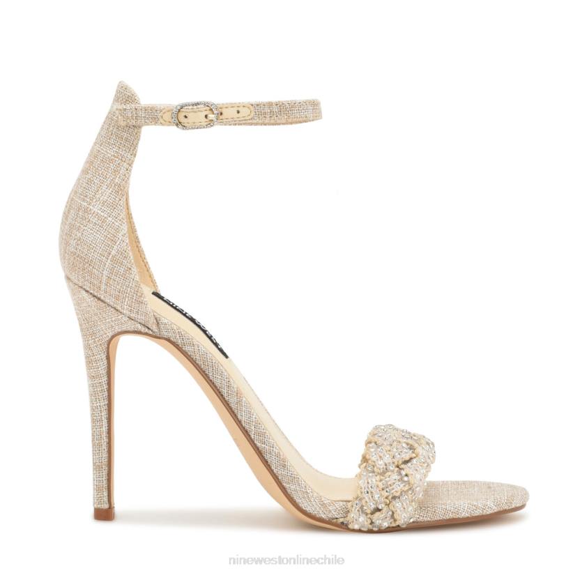 Nine West sandalias de tacón morelov 2Z2T1704 cristal natural Nine West sandals