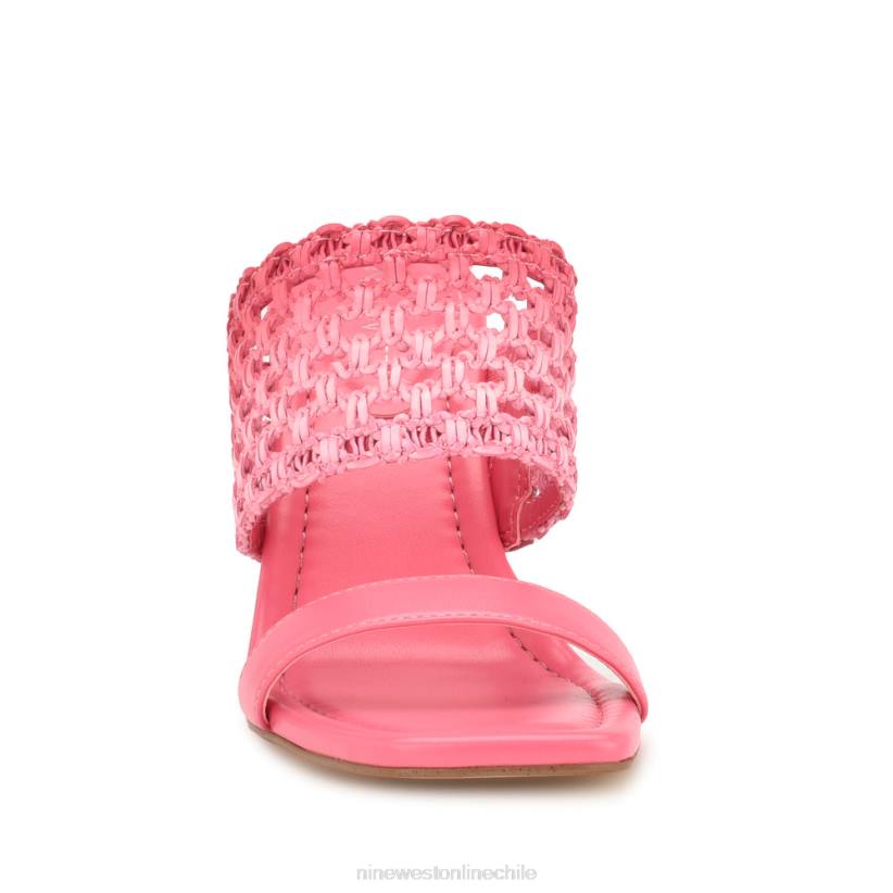 Nine West sandalias de tacón mylas 2Z2T136 ombre rosa Nine West cartera negra