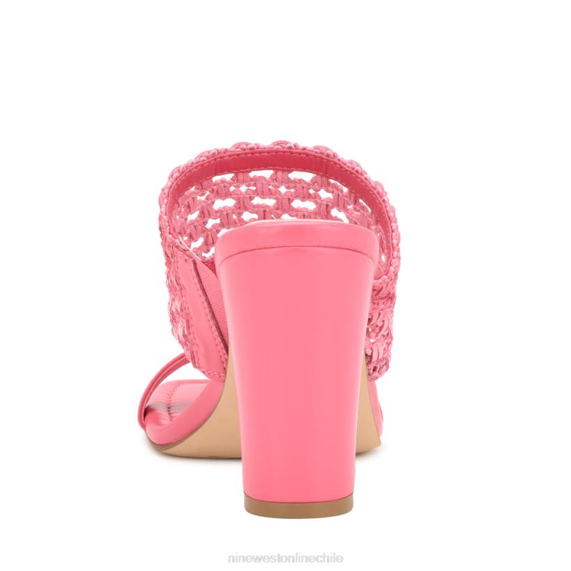 Nine West sandalias de tacón mylas 2Z2T136 ombre rosa Nine West cartera negra