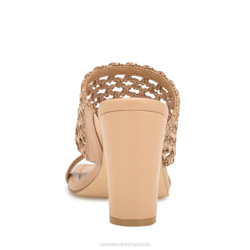 Nine West sandalias de tacón mylas 2Z2T148 luz natural Nine West cartera negra