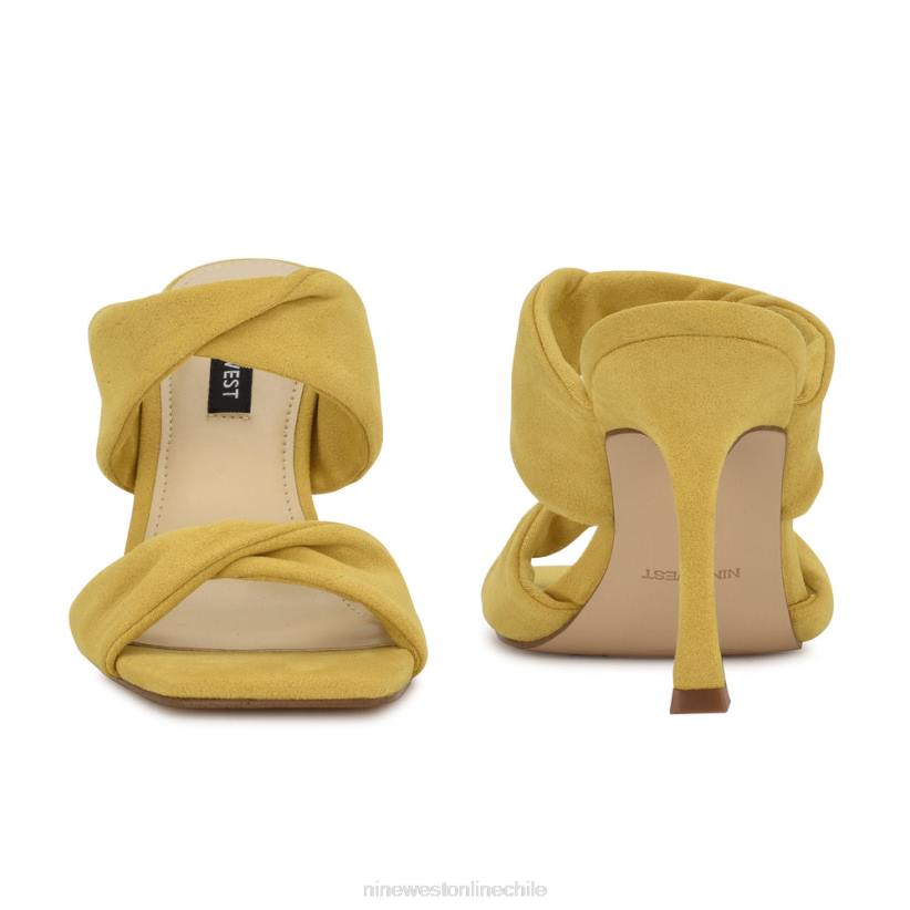 Nine West sandalias de tacón seeya 2Z2T629 amarillo Nine West shoes